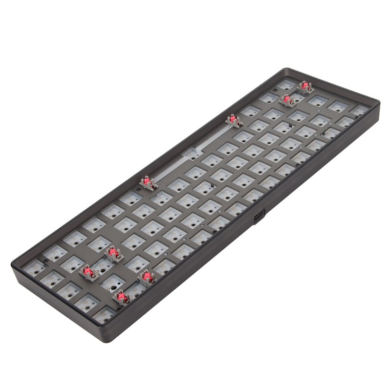 Mechanical Keyboard Kit 68 Keys 2.4G BT Wired Mode 65%