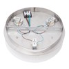 Ceiling Light Modern GU10 Bulb Socket Round Flush Mount Ceiling