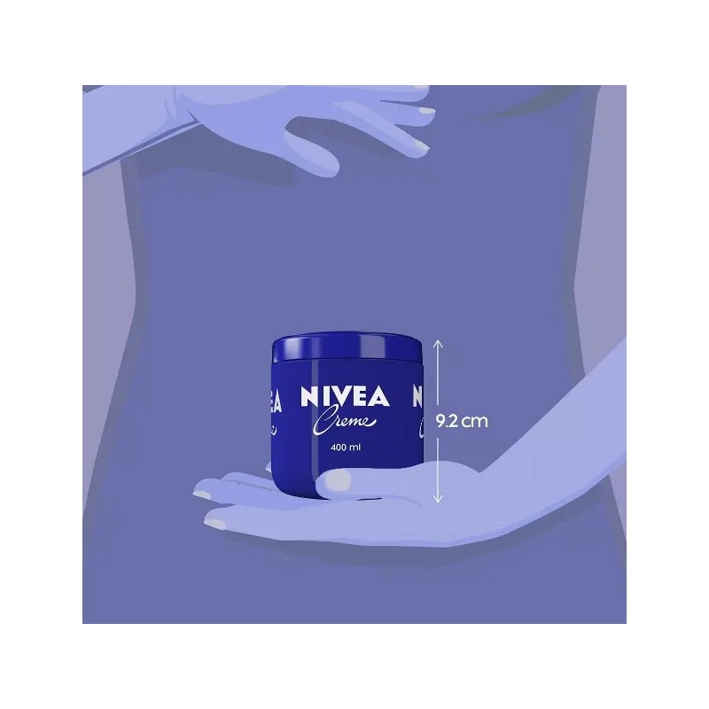 Crema Corporal Nivea Creme Multipropósito Humectante 400ml