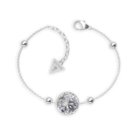 GUESS Bracelet 4G Logo Boule JUBB01394JWRHS Marque, Waist Unique, Métal, Pas de Gemme