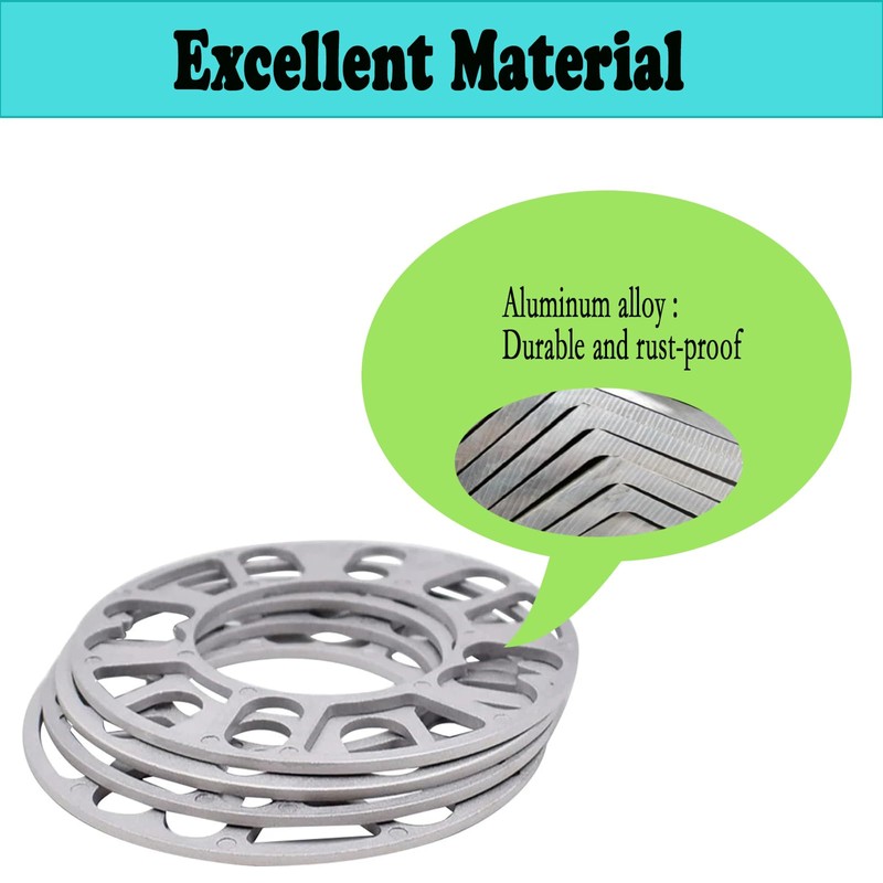 4 x Car Wheel Spacers, 4/5 Holes Wheel Spacers, Aluminium