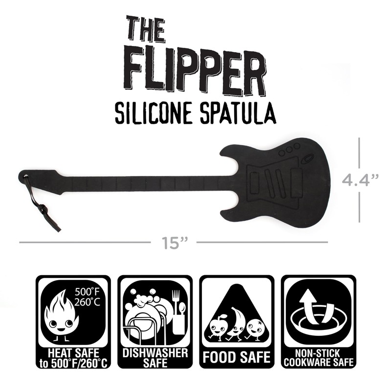 The Flipper Guitar Spatula - Black (By GAMAGO)