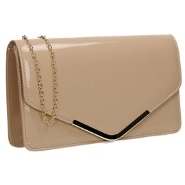 SwankySwans Women's Sara Clutch Bag, Nude, One Size