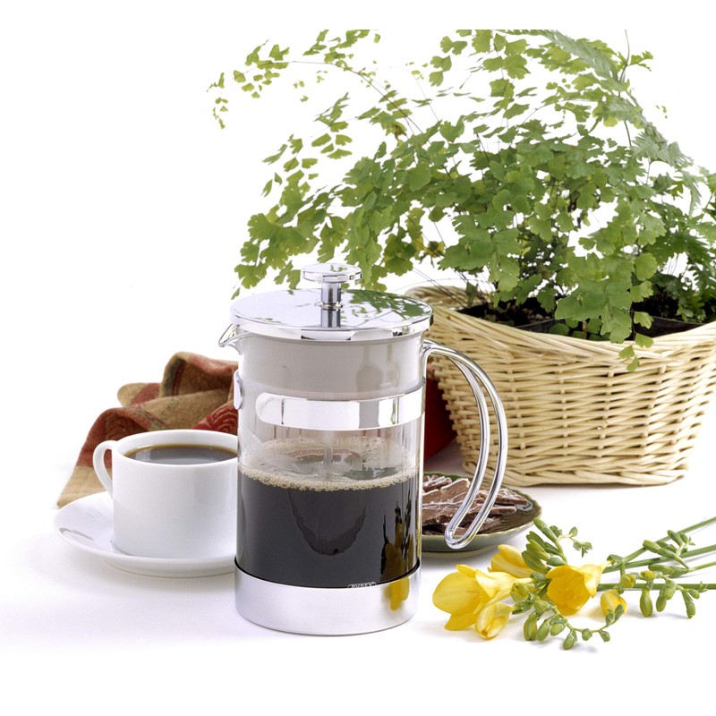 Norpro, 5-Cup 5574 Glass/Chrome Coffee/Tea Press