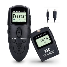 JJC Wireless Remote Shutter Release with Wired Remote Control Intervalometer Timer for Sony Alpha A6000 A6300 A6400 A6500 A5000 A6100 Alpha 7 III A7 II A7R II RX100 III RX100 IV RX100 V RX100 VII