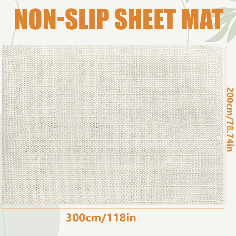 Non-Slip Mat for Carpet: PRITOK 2 x 3 m Non-Slip