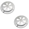 OZXNO 2 Pcs BBQ Smoker Air Vent Set Stainless Steel