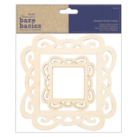 Bare Basics Wooden Embellishments, Natural, N Applicable