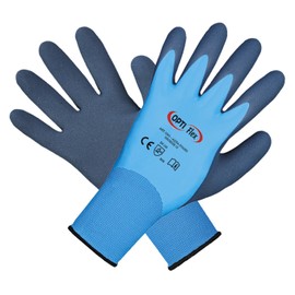 Optiflex 12 Pairs of Waterproof Aqua Guard Work Gloves, Size 11, Food Safe - Premium Quality