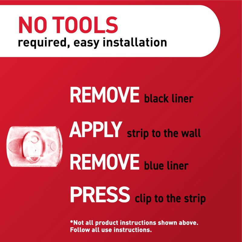 Command Indoor Mini Light Clips, Damage Free Hanging Christmas Light