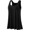 Ymmchy Women's Tank Top with Integrated Bra Vests Stretch Loose
