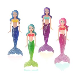 4Pcs Mermaids Diving Toys for Swimming Pool,Sinking Toys Swimming Sinkers for Kids,Mermaid Swim Pool Sinkers,Bath Mermaid Water Toy Underwater Training Pool Toys for Kids 7-12 Girls Boys Pool Games