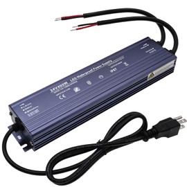 NISICO 12V LED Power Supply 400W Low Voltage Transformer Adapter,AC110-130V to DC12V 33.4A 400 Watts LED Driver Waterproof IP67 for Indoor and Outdoor LED Lights Use