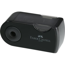 FABER-CASTELL Sleeve Mini 182710 Folding Sharpener Black