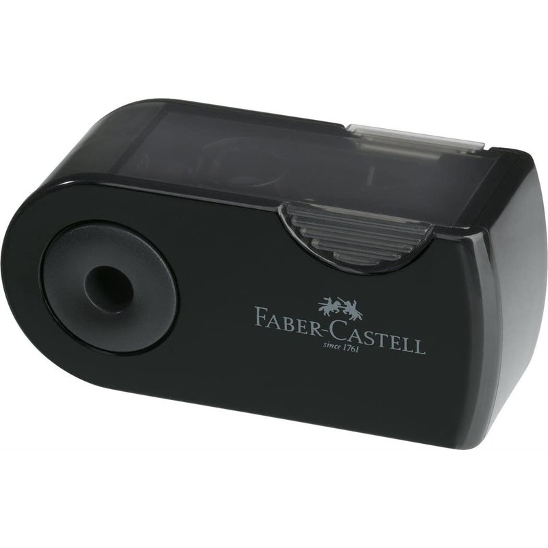FABER-CASTELL Sleeve Mini 182710 Folding Sharpener Black