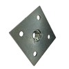 DAIDOHANT Nut with Plate [Iron/Trivalent Chromate Plating] (Standard) M16 x
