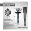 Doja Industrial Self-Tapping Screws 6.3 x 25 + Drill Socket