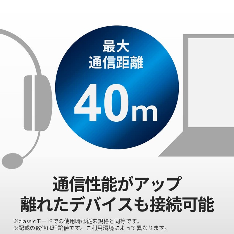 Buffalo USB Bluetooth 5.0 Adapter, Small, Black, BSBT5D205BK