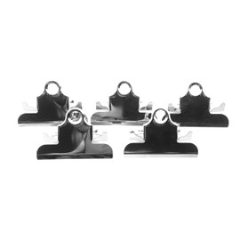 Shuokecrafts 5Pack Clipboard Clips, 78mm=3.1 Inches Wide, 56mm=2.2 Inches Between 2 Mounting Holes