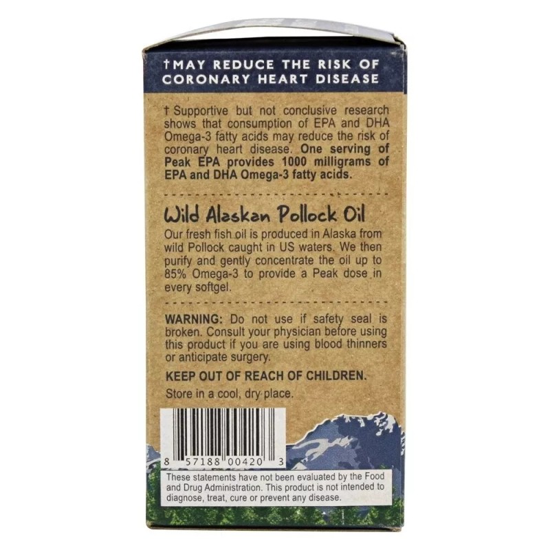Wiley's Finest Wild Alaskan Fish Oil 1000mg EPA + DHA
