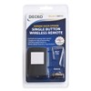 Decko Products 24111 Single Button Wireless Garage Door Opener Remote