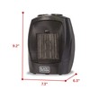 BLACK+DECKER Portable Space Heater, Room Space Heater with Carry Handle