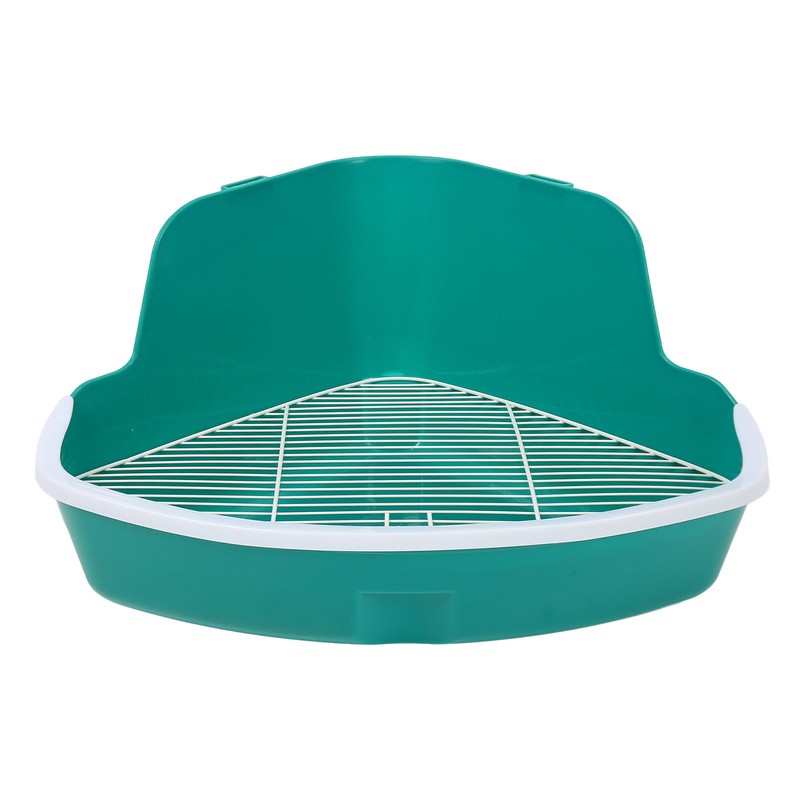 Small Animal Litter Box Fanshaped Rabbit Corner Toilet Box Potty