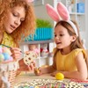 HAKOTOM Pack of 12 Easter Eggs Wind Chimes Craft Set