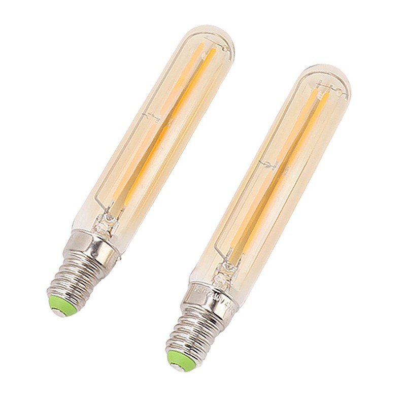 2Pcs LED Tube Bulb 4W E14 2300K Tubular Light Lamp