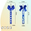 Pin Me Ribbon for Cheer Bag Navy Blue Cheer Bow