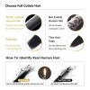 YILITE Extensiones Cabello Natural 14in Balayage Balayage Marr 40gr
