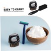PACKOVE 1Set Beard Scrubber Scalp Scratcher Professional Hair Brush for