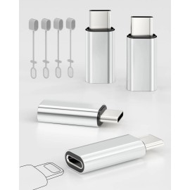 Kassdin USB C to Lightning Adapter 4 Pack [Mfi Certified] Lightning Female to USB C