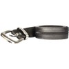 Atitlan Leather Black Suede Leather Money Belt 38