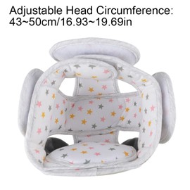 Garosa Casco de Bebé de Seguridad de Dibujos Animados Sombrero de Niño Pequeño Gorra de Protección de Cabeza de Arrastre para Caminar Infantil(Oso)