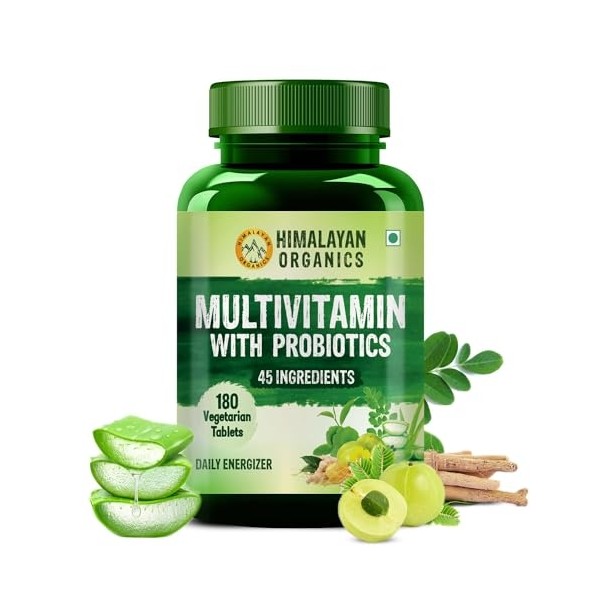 Multivitamin with Probiotics - 45 Ingredients Supplement for Men and