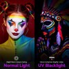 AOOWU Face Body Paint Cream, 3 Colours UV Make-Up Black