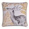Dreams & Drapes - Grey Deer Velvet Cushion (43 x