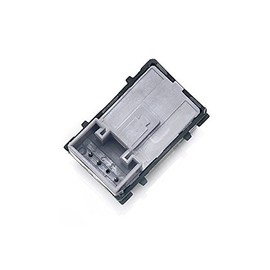 Elek Window Regulator Switch Aluminium Look Button Green for Skoda Octavia Fabia