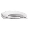 RIGHT WIDTH OPEN FRONT TOILET SEAT