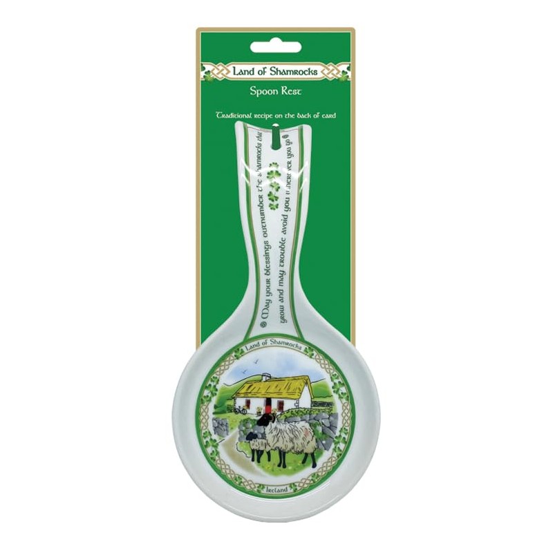 Royal Tara Ceramic Spoon Rest Farm Print Irish Design Housewarming