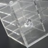 8 Layers False Eyelash Extension Carry Case Transparent Acrylic Storage