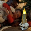 Nutcracker Christmas Flameless Candle, Battery Operated Flickering LED Candle, Real