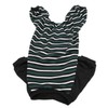 Striped Dog Pajamas Soft Stretchy Fashionable 4 Legged Puppy Pajamas