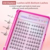 Individual Eyelash Extensions, 132 Clusters, Lash Clusters, Eyelashes, D-Curl, DIY