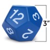 Learning Resources Jumbo Foam Polyhedral Dice, 5 Dice, 4, 8,