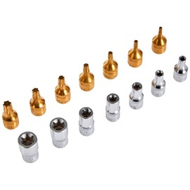 HAZET 163-251/14 Torx Profile Tool Set - CVD-TIN Coated