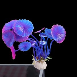 BWESOO 1Pc Purple Simulation Plastic Aquatic Plant Artificial Water Grass Fish Tank Ornament Lifelike Fake Seaweed Aquarium Landscape Decor Aquarium Décor Plastic Plants