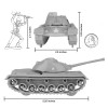 BMC Toys TimMee Processed Plastic M48 Patton 3pc Tank Tim