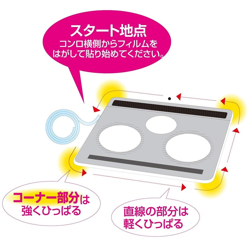 Toyo Aluminum Frame Cover Free Size Clear x 3-Piece Set